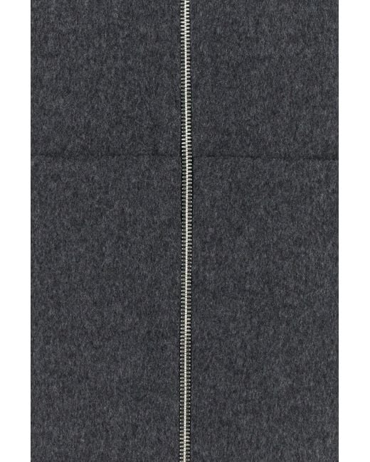 Felpa in lana grigio scuro di Bottega Veneta in Black da Uomo