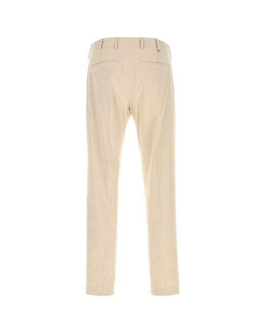 PT Torino Natural Sand Stretch Cotton Pant for men