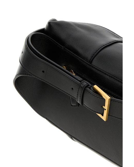 Marsupio Lou in nappa nera di Versace in Black da Uomo