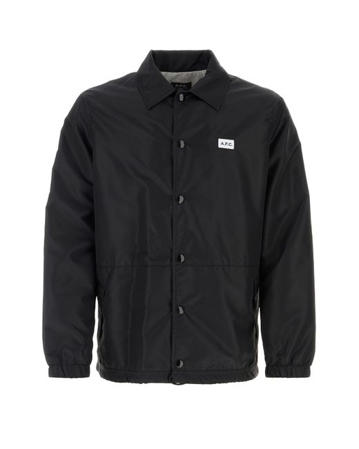 A.P.C. Black Giacca for men