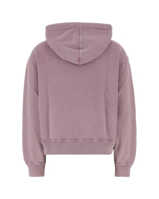 Isabel Marant Purple Lilac Cotton Blend Salmy Sweatshirt