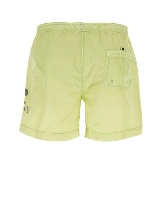 C P Company Yellow Swimsuits for men