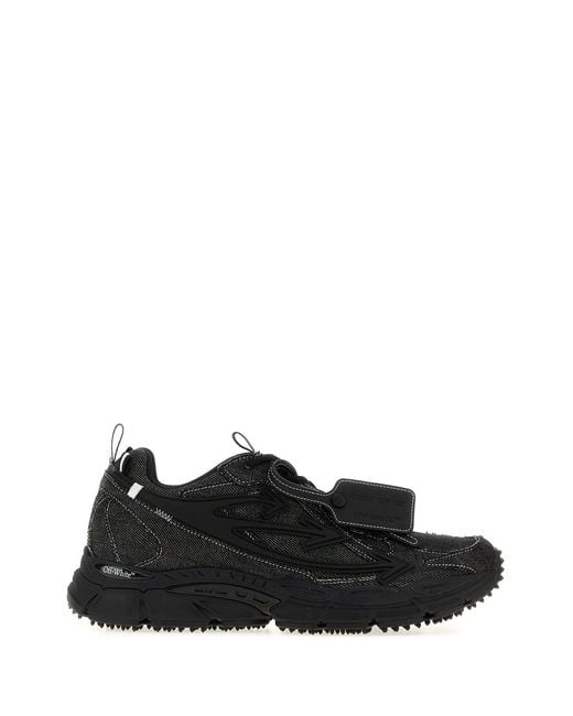 Off-White c/o Virgil Abloh Black Off Denim Sneakers for men