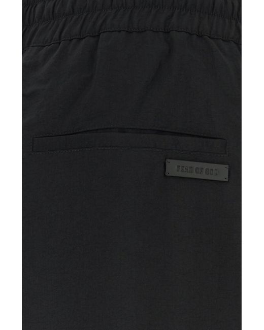 Fear Of God Black Tech Fabric joggers for men