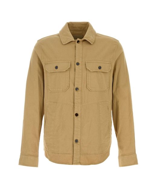 Woolrich Natural Regular Overshirt for men