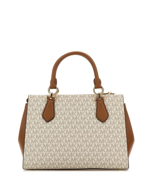 MICHAEL Michael Kors Natural Printed Canvas Marilyn Handbag