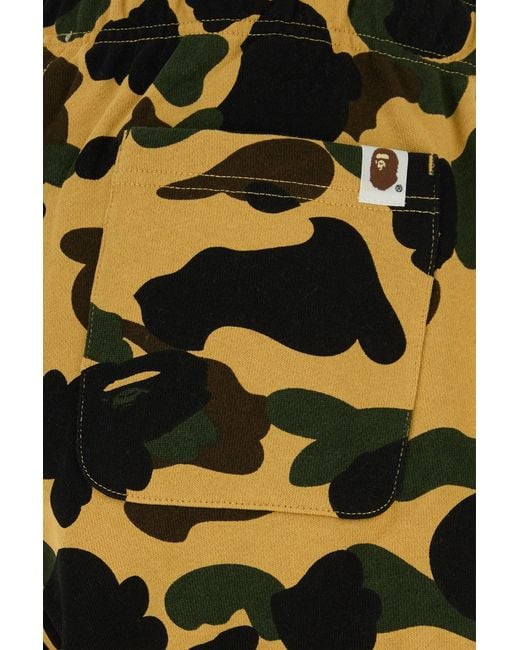 A Bathing Ape Multicolor Printed Cotton joggers for men