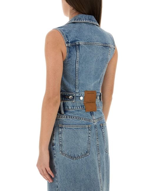 【関税&送料込】Alexander Wang Embellished Denim Vest Alexander Wang Embellished Denim Vest | italist