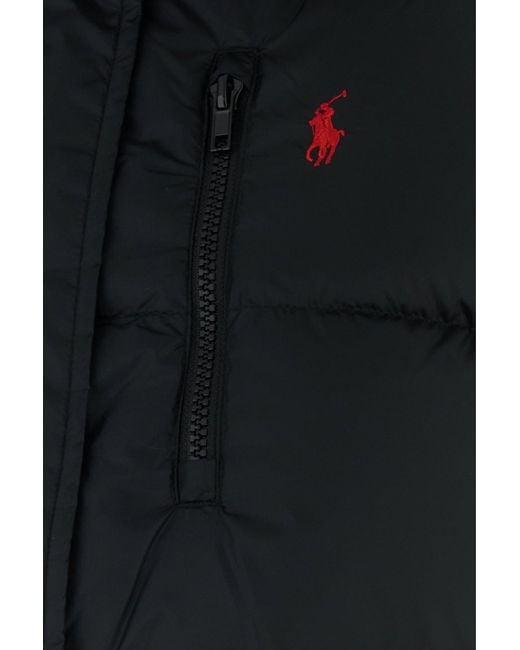 Ralph Lauren Black Nylon Down Jacket