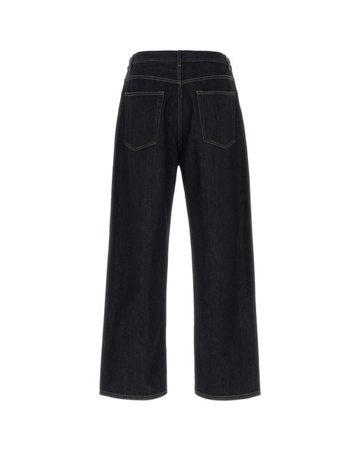 Jil Sander Black Straight Jeans for men