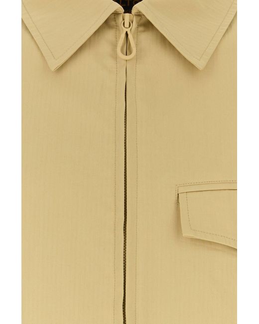Paltò Natural Beige Cotton Blend Dante Jacket for men