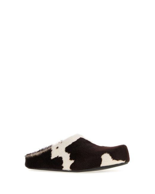 Marni Black Slip On Mules for men