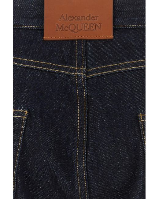 Alexander McQueen Blue Pantalone for men