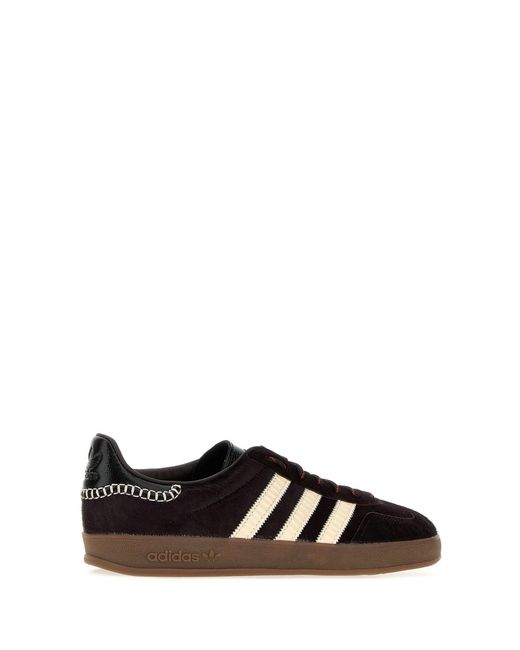 Adidas by Wales Bonner Black Chocolate Calf Hair Adidas X Wales Bonner Gazzelle Sneakers