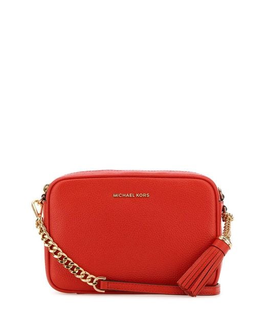 MD CAMERA BAG di Michael Kors in Red