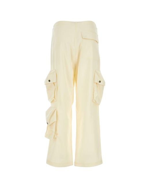 DARKPARK Natural Cream Wool Blair Cargo Pant