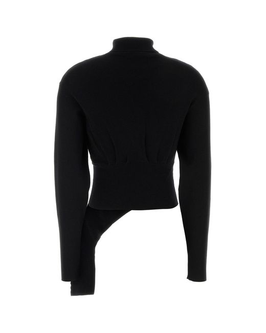 Lanvin Black Wool Blend Sweater