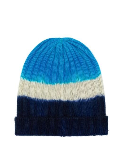 Cuffia in cashmere multicolor di The Elder Statesman in Blue da Uomo