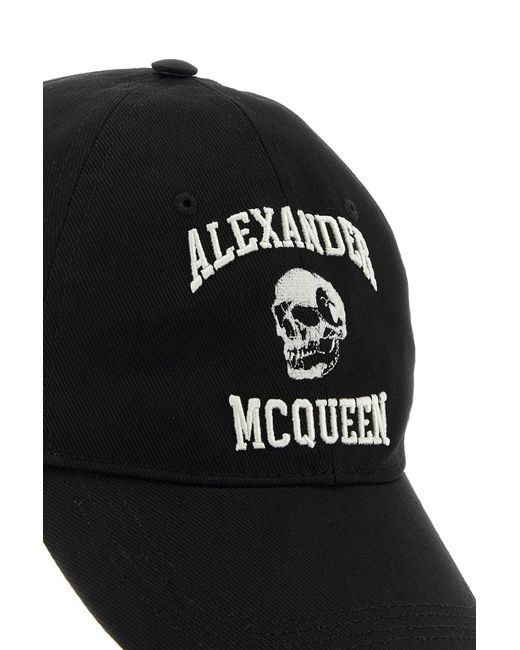 CAPPELLO di Alexander McQueen in Black da Uomo