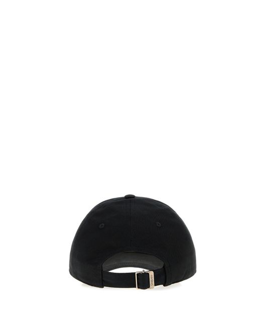 Cappello da baseball in cotone nero di Saint Laurent in Black da Uomo