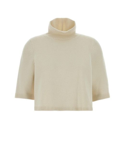 Alaïa Black Cashmere Blend Sweater