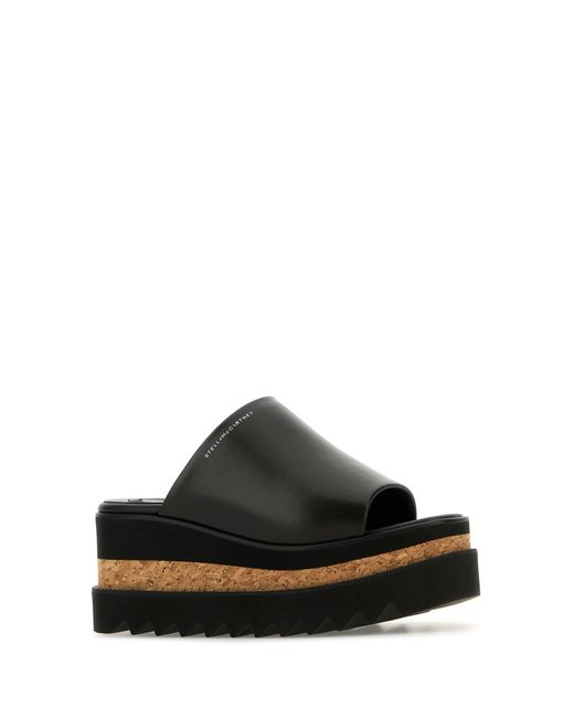 Stella McCartney Black Alter Mat Sneak-Eye Mules