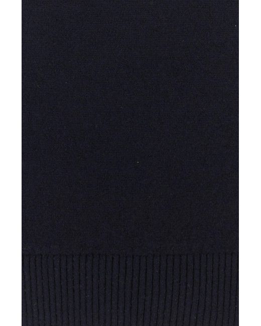 GIORGIO ARMANI X ALANUI Midnight Blue Cashmere Blend Sweater for men