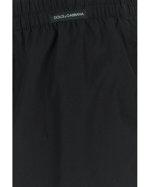 Dolce & Gabbana Black Dolce & Gabbana Poplin Boxer for men