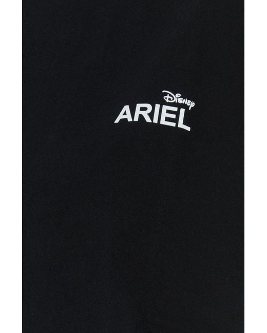 Coperni Black Cotton X Disney Ariel T-Shirt