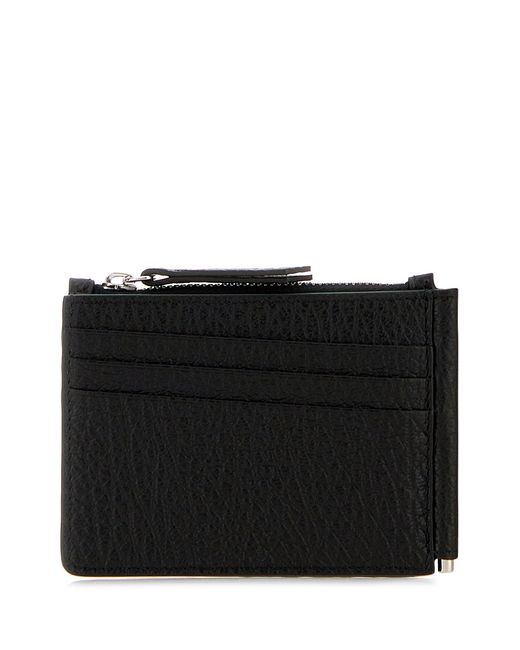 Maison Margiela Black Leather Wallet