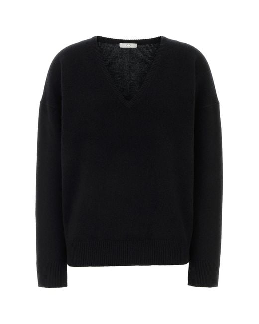 Co. Black Cashmere Sweater