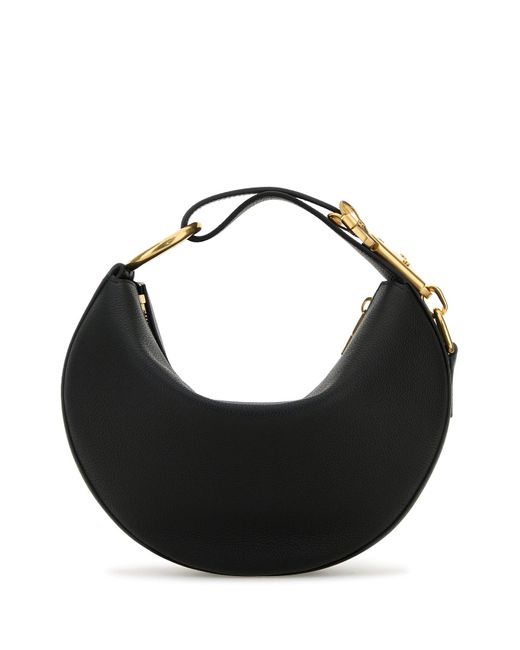 Borsa a mano in pelle nera di Burberry in Black