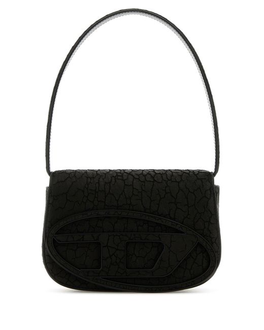 DIESEL Black Leather 1Dr Shoulder Bag
