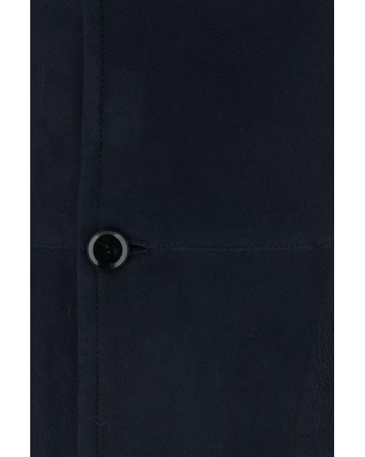 Brioni Blue Cappotto for men