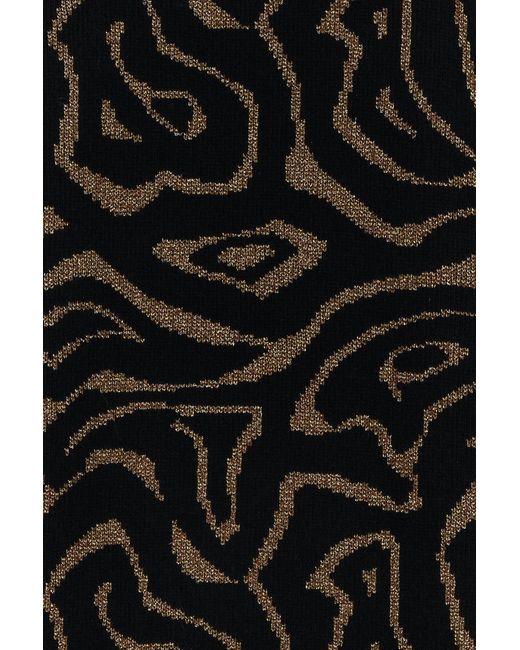 Emilio Pucci Black Embroidered Polyester Blend Oversize Sweater