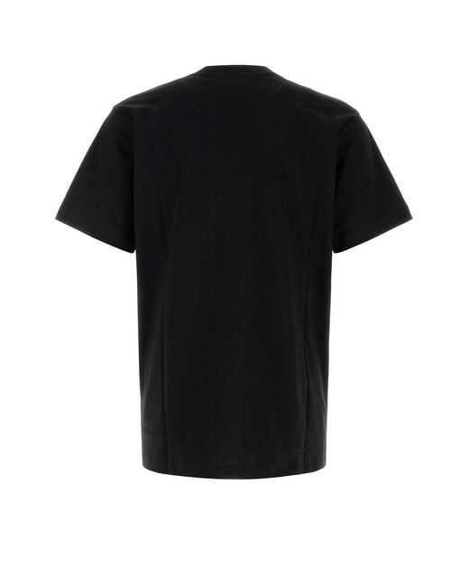 Moschino Black Cotton T-shirt for men