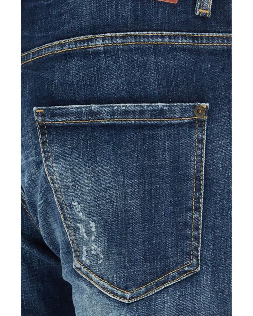 Jeans Skater in denim stretch di DSquared² in Blue da Uomo