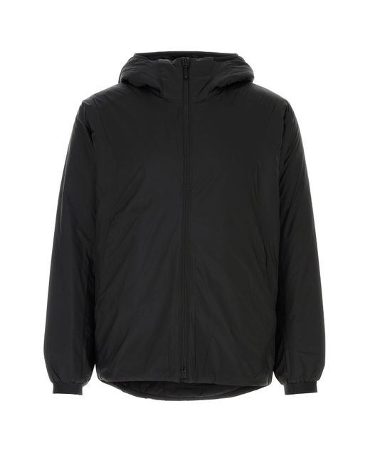 Goldwin Black Nylon Pertex Padded Jacket for men