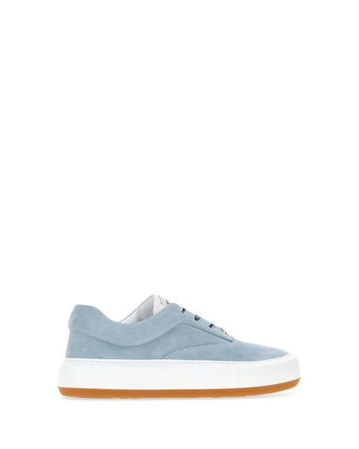 Givenchy Blue Light Suede New City Sneakers for men
