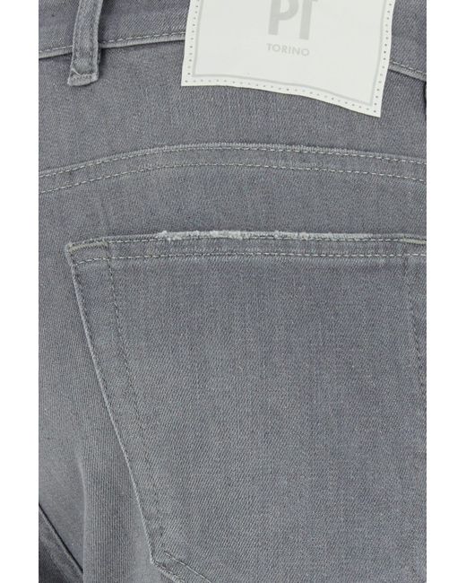PT Torino Gray Jeans for men