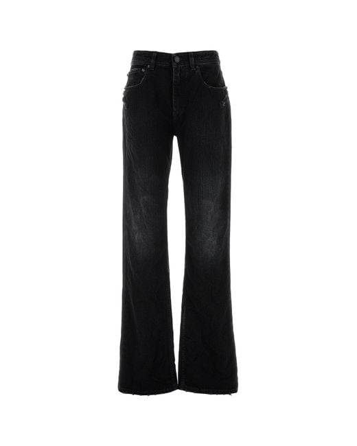 Jeans in denim nero di Balenciaga in Black
