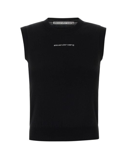 Alexander Wang Black Knit Vest
