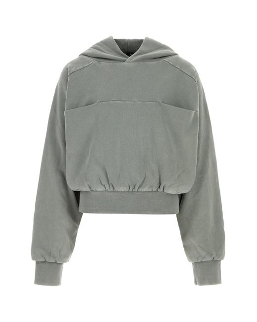 Felpa in cotone tortora di Entire studios in Gray