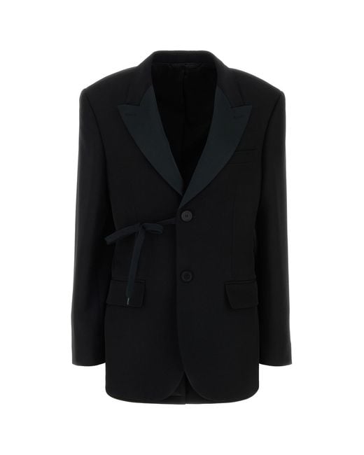 Balenciaga Black Wool Blazer