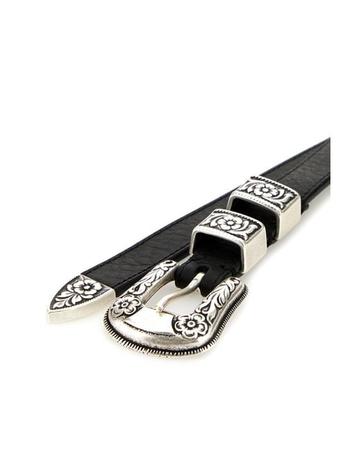 Cintura in pelle nera di J&m Davidson in Black