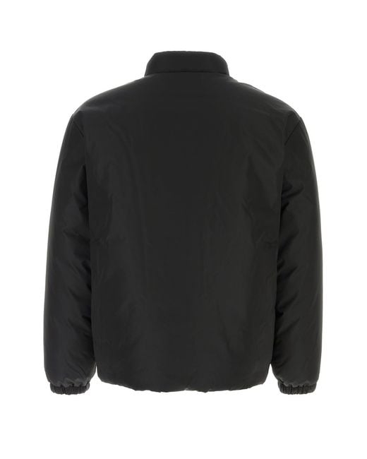 Jil Sander Black Polyester Down Jacket for men