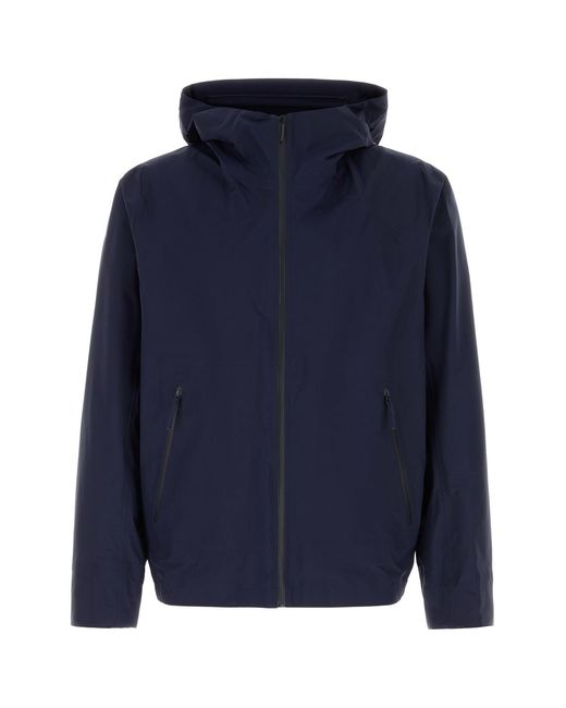 Veilance Navy Blue Nylon Secant Jacket for men