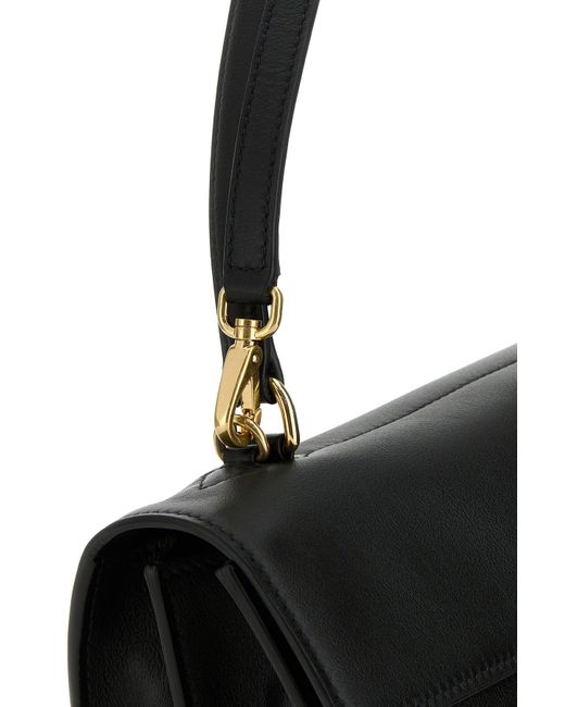 Borsa a mano in pelle nera di Prada in Black
