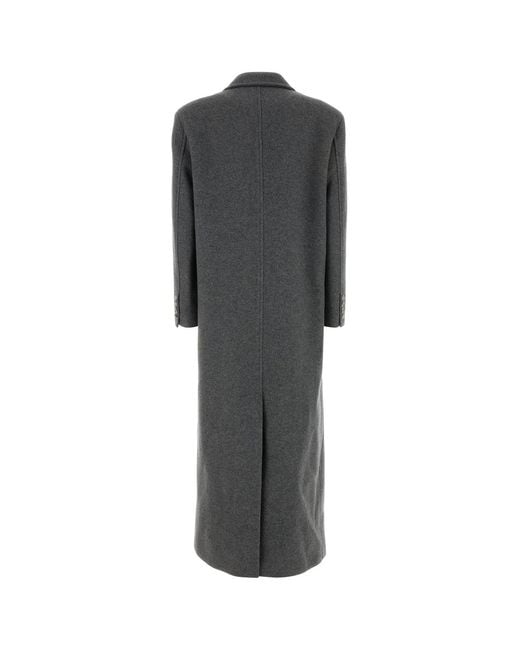 LE SULLY STUDIO Black Grey Wool Coat