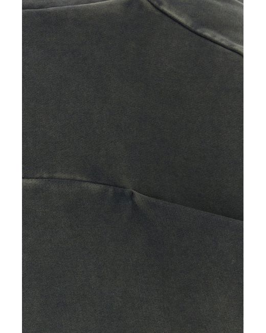 Felpa in cotone antracite di Entire studios in Black